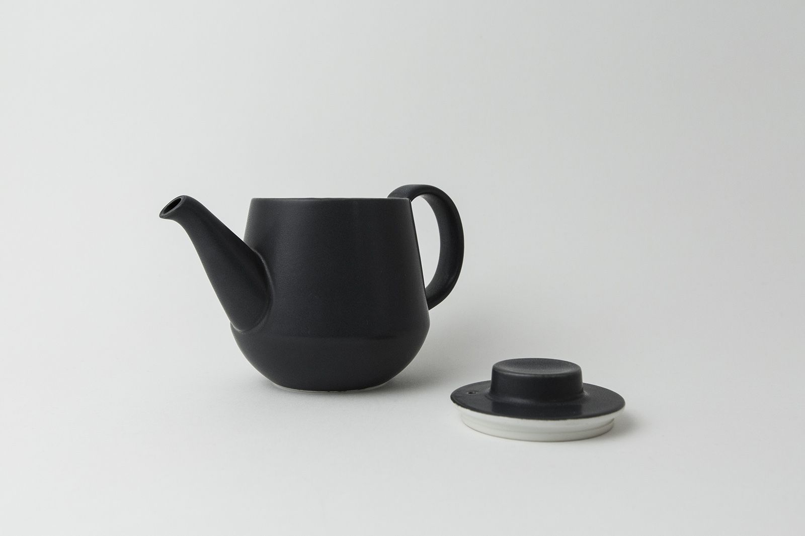 日本 KIHARA 藍素磁釉 茶壺