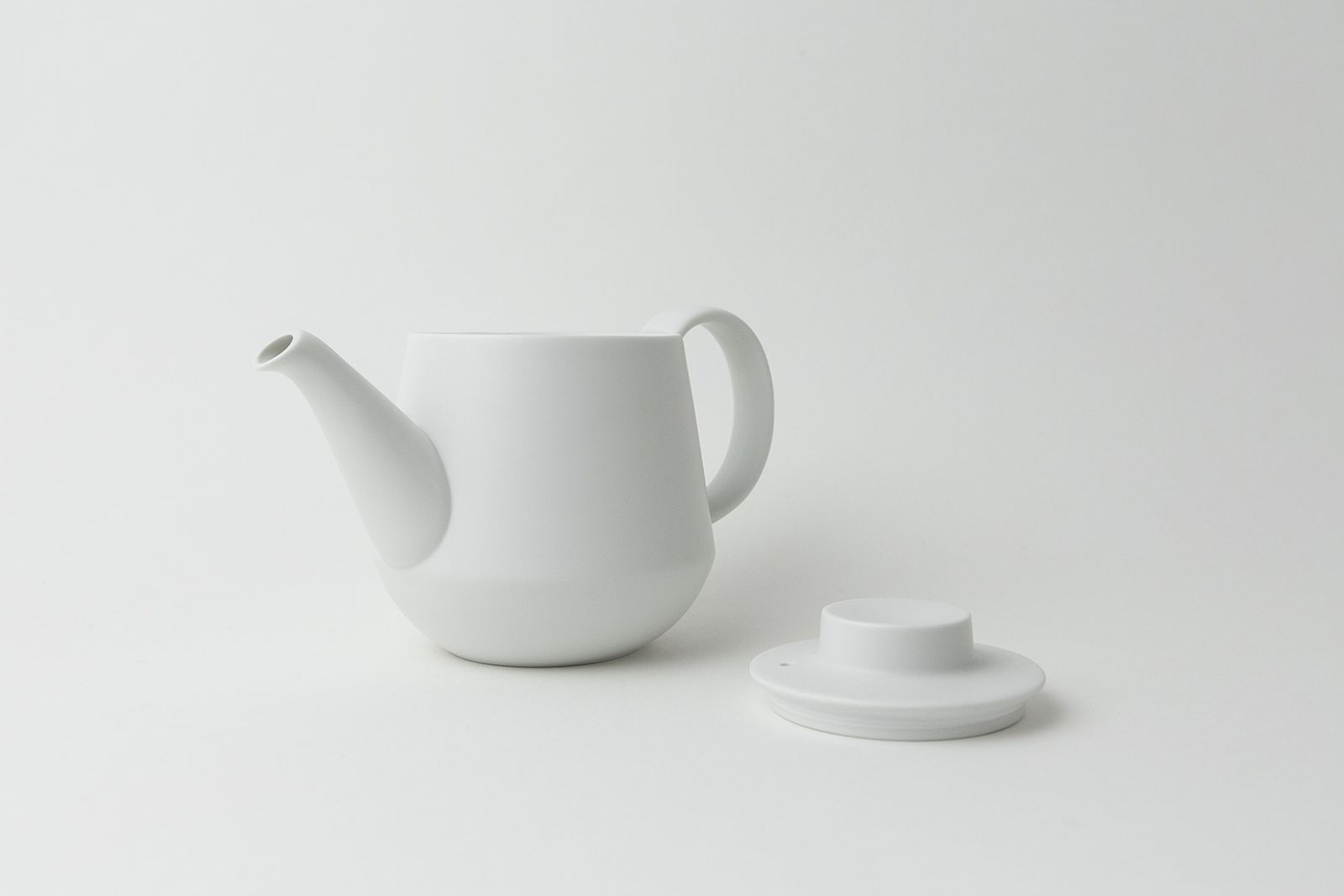 日本 KIHARA 白素磁釉 茶壺