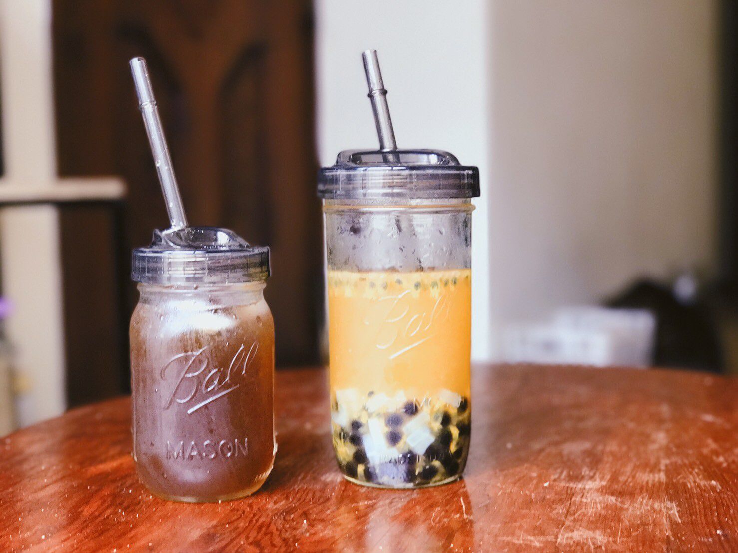 Ball 梅森罐 夏日搖搖飲料杯兩入組 24oz 寬口4
