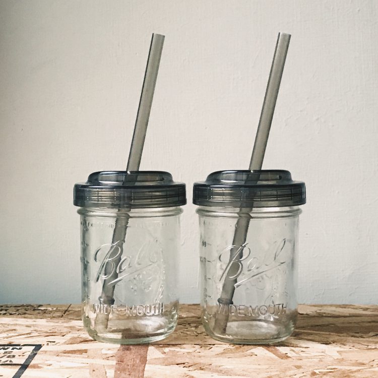 梅森罐 寬口吸管杯蓋組3