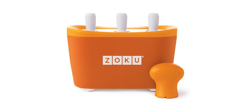 美國 ZOKU 快速製冰棒機 三支裝 (橘)