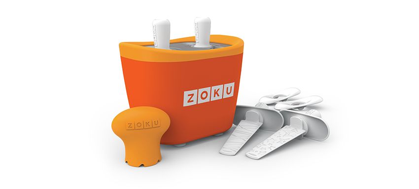 美國 ZOKU 快速製冰棒機 兩支裝 (橘)