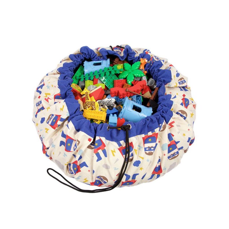 比利時 play & go 玩具整理袋 藝術家聯名款 (超級英雄)