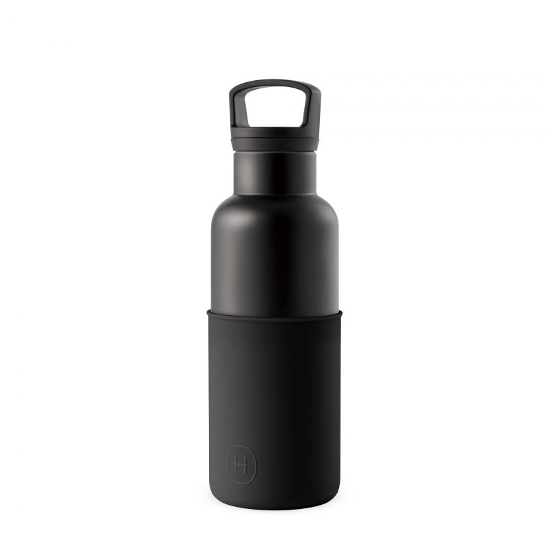 美國 HYDY 時尚不銹鋼保溫水瓶 480ml 黑瓶 (油墨黑)