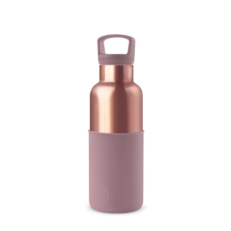 美國 HYDY 時尚不銹鋼保溫水瓶 480ml 蜜粉金瓶 (乾燥玫瑰)