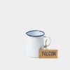 英國 Falcon 獵鷹琺瑯 牛奶罐 水罐 醬汁罐 536ml (藍白)