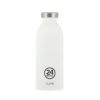 義大利 24Bottles 不鏽鋼雙層保溫瓶 500ml (冰雪白)