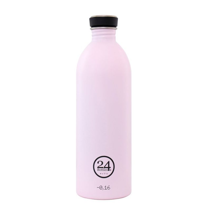 義大利 24Bottles 輕量冷水瓶 1000ml (糖果粉)