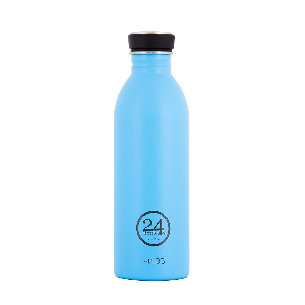 義大利 24Bottles 輕量冷水瓶 500ml (冰湖藍)