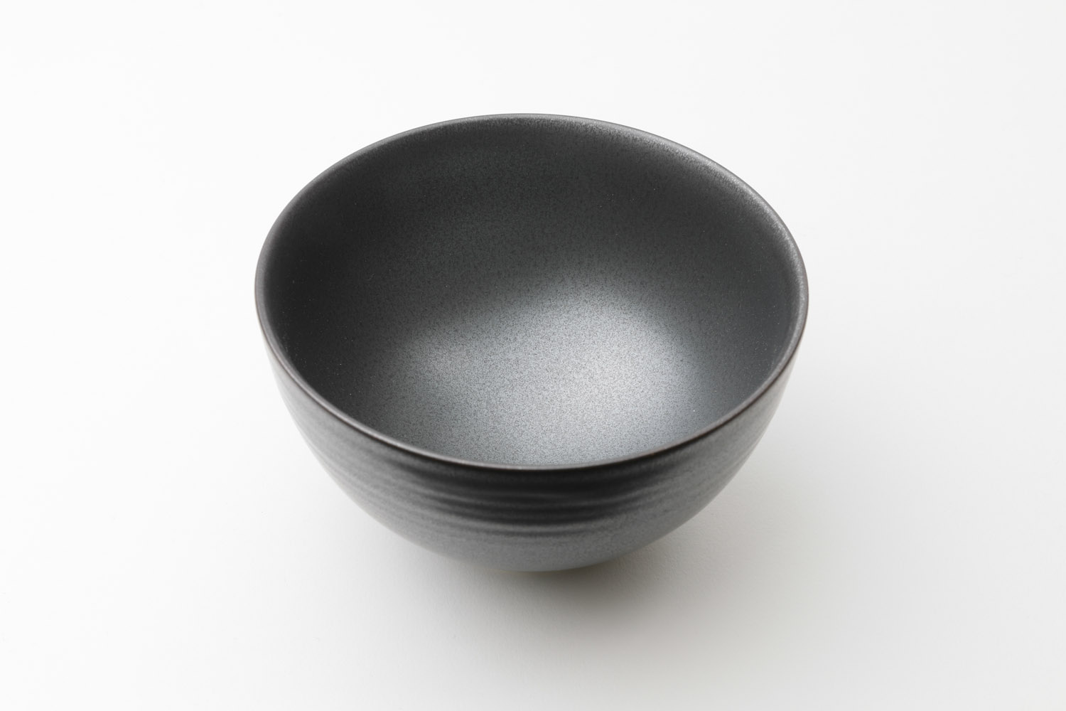 日本 KIHARA  黒砂釉 瓷餐碗 S