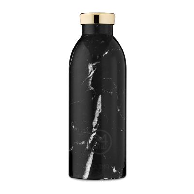 義大利 24Bottles 不鏽鋼雙層保溫瓶 500ml (黑雲石)