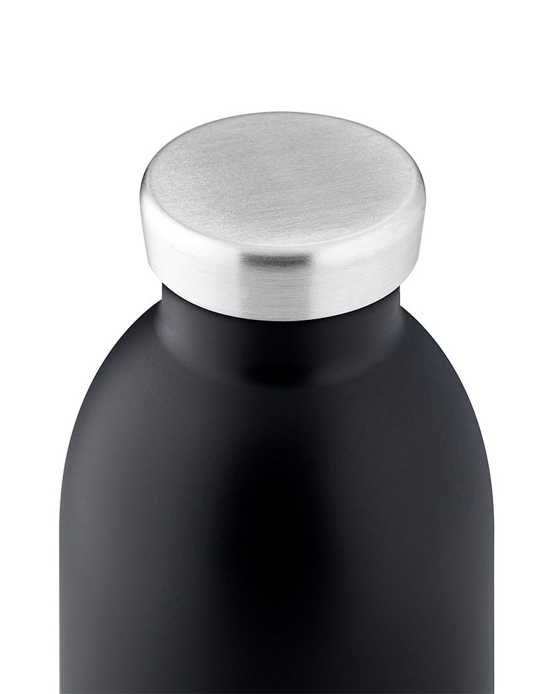義大利 24Bottles 不鏽鋼雙層保溫瓶 850ml (紳士黑)