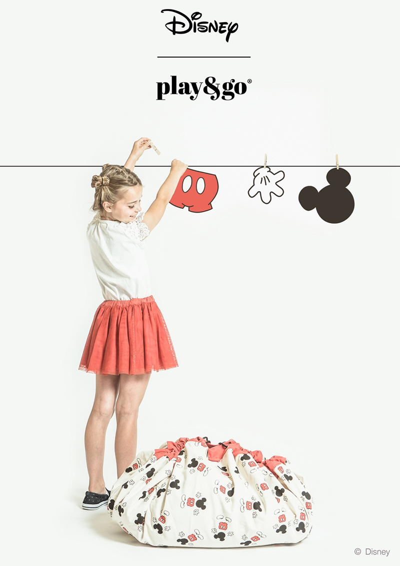 比利時 play & go 玩具整理袋 迪士尼限定聯名款 (跳舞米奇)