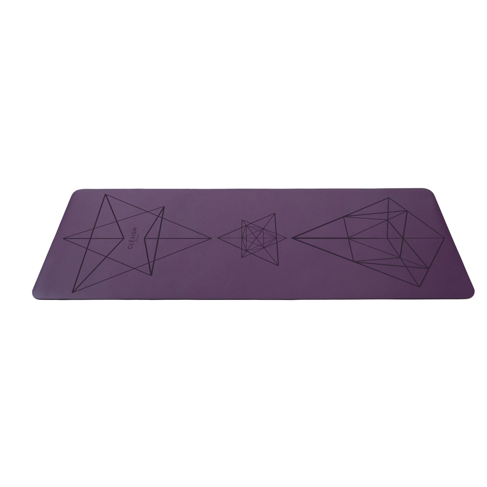 480-PRO19-PURPLE (1) Clesign Pro Yoga Mat 瑜珈墊 4.5mm - Purple