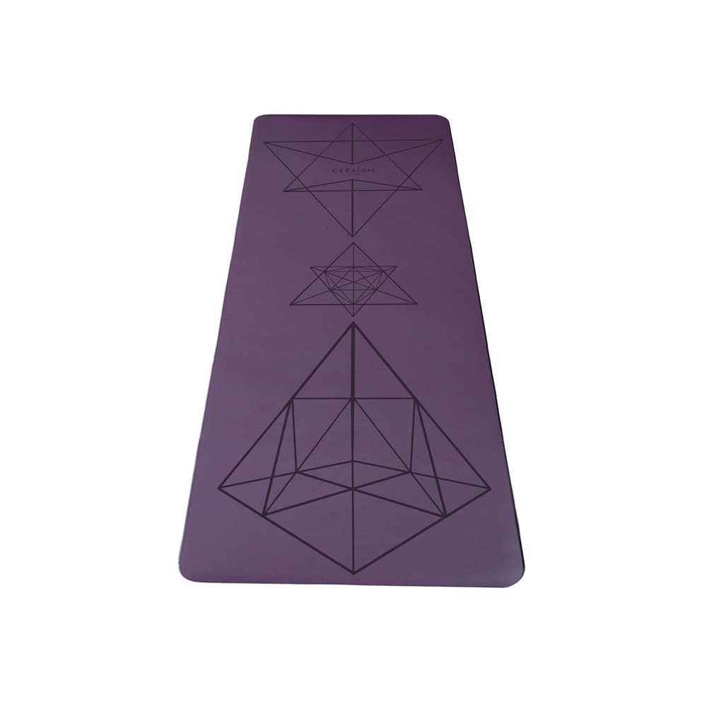 480-PRO19-PURPLE (2) Clesign Pro Yoga Mat 瑜珈墊 4.5mm - Purple