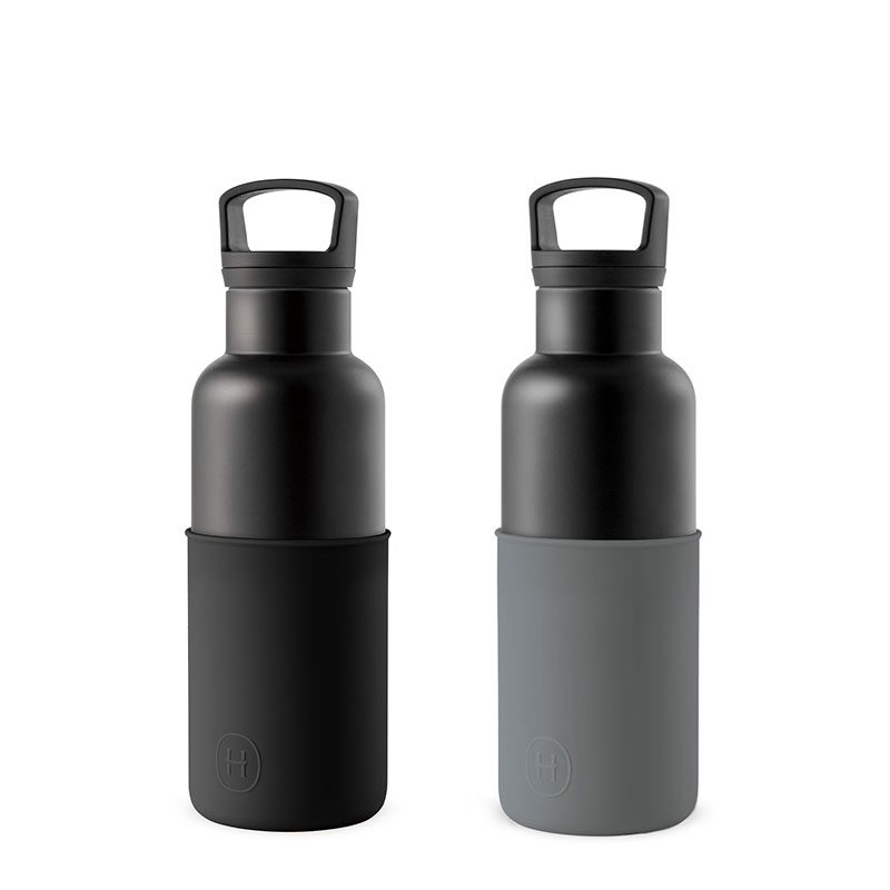 美國 HYDY 時尚不銹鋼保溫水瓶輕巧雙瓶組 輕巧黑瓶2入 (顏色任選)