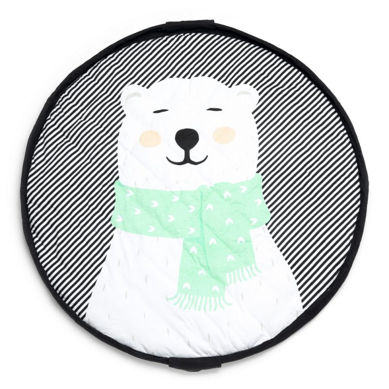 比利時 play & go 玩具整理袋 柔棉系列 (幸福北極熊)