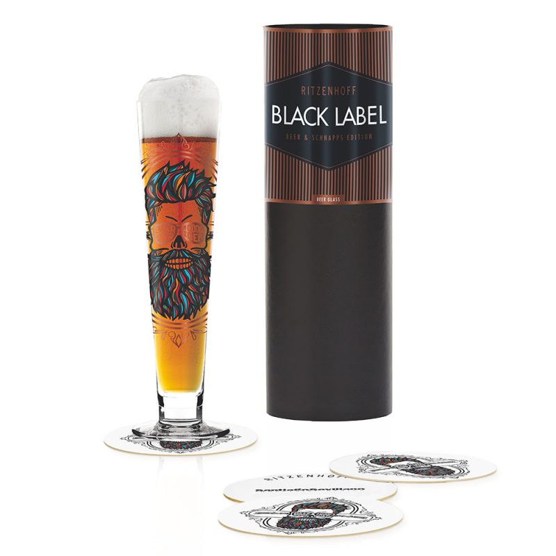 德國 RITZENHOFF BLACK LABEL 黑標經典啤酒杯-藍鬍子