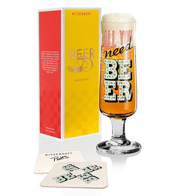 德國 RITZENHOFF BEER 新式啤酒杯-給我啤酒