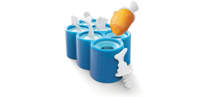 美國 ZOKU 小魚造型冰棒模具組 (6入)