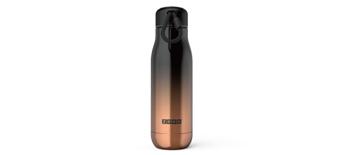 美國 ZOKU 設計款 真空不鏽鋼保溫瓶 500ml 漸層金