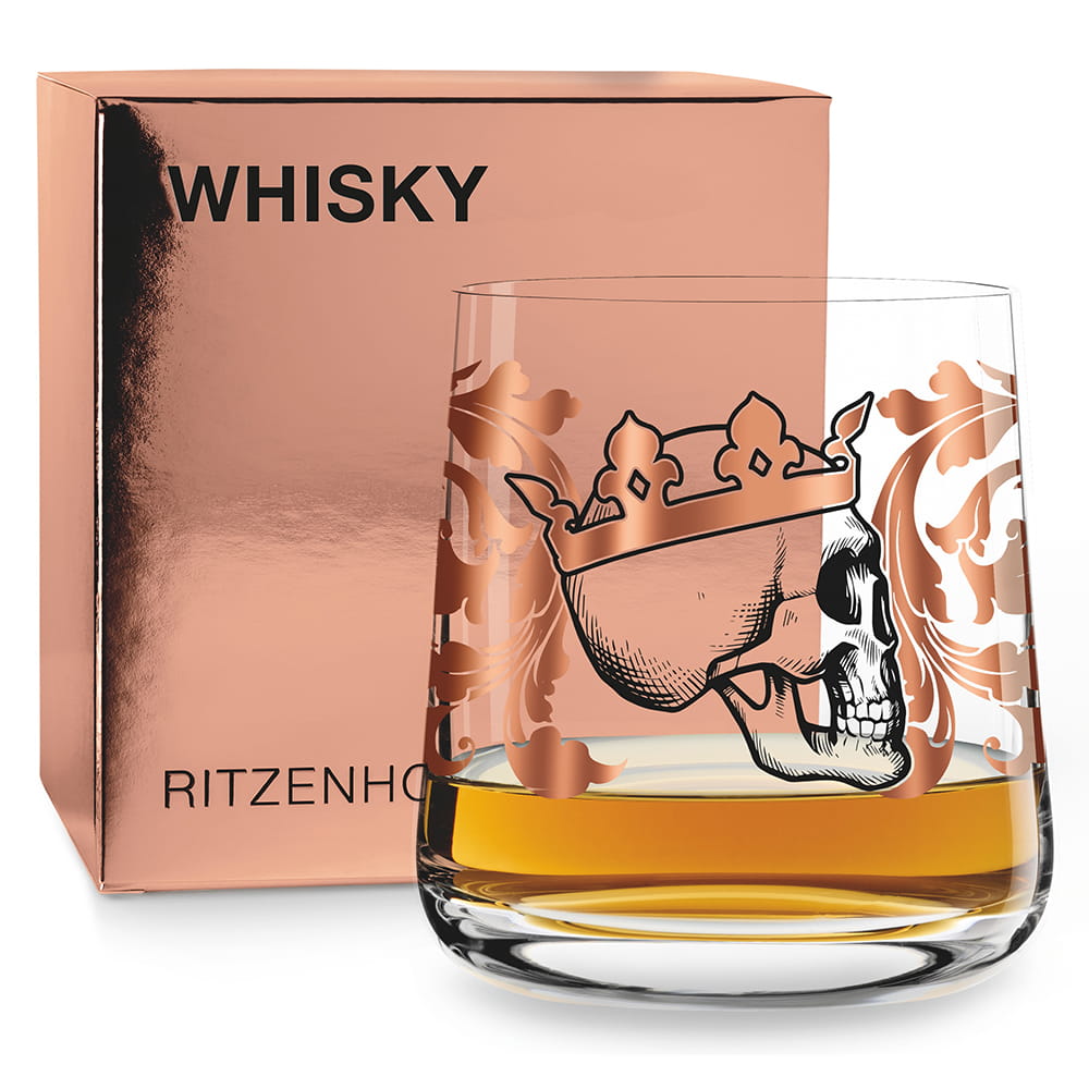 3540007 德國 RITZENHOFF WHISKY 威士忌酒杯-骷髏公爵