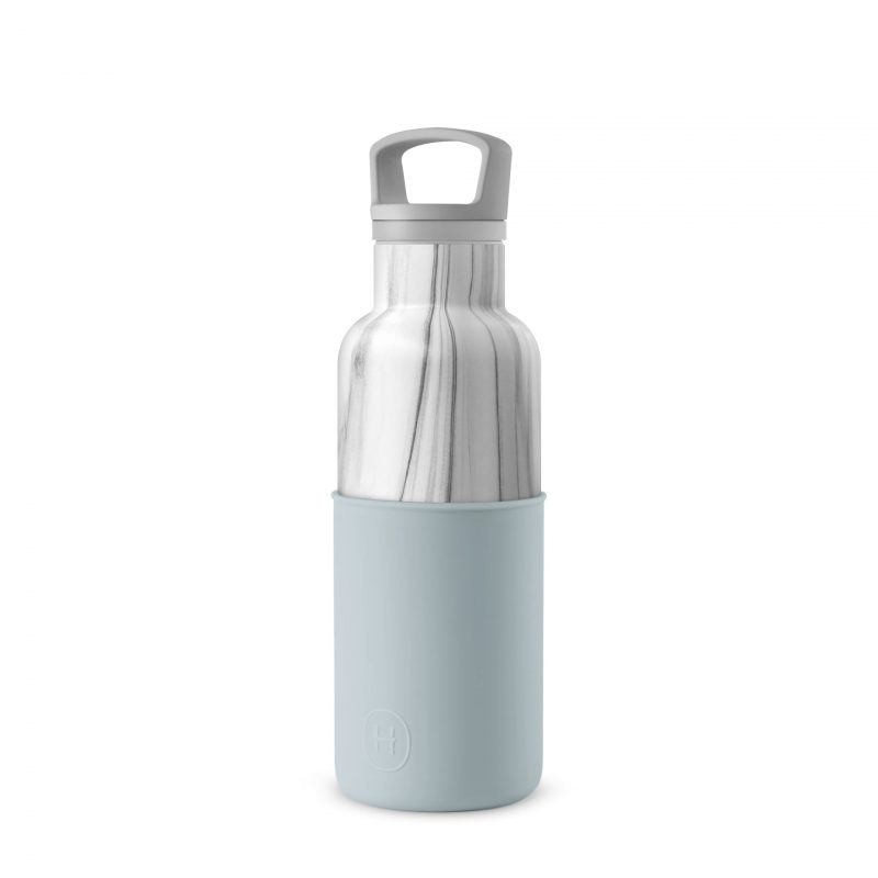 美國 HYDY 時尚不銹鋼保溫水瓶 480ml 大理石紋瓶 (積雲)