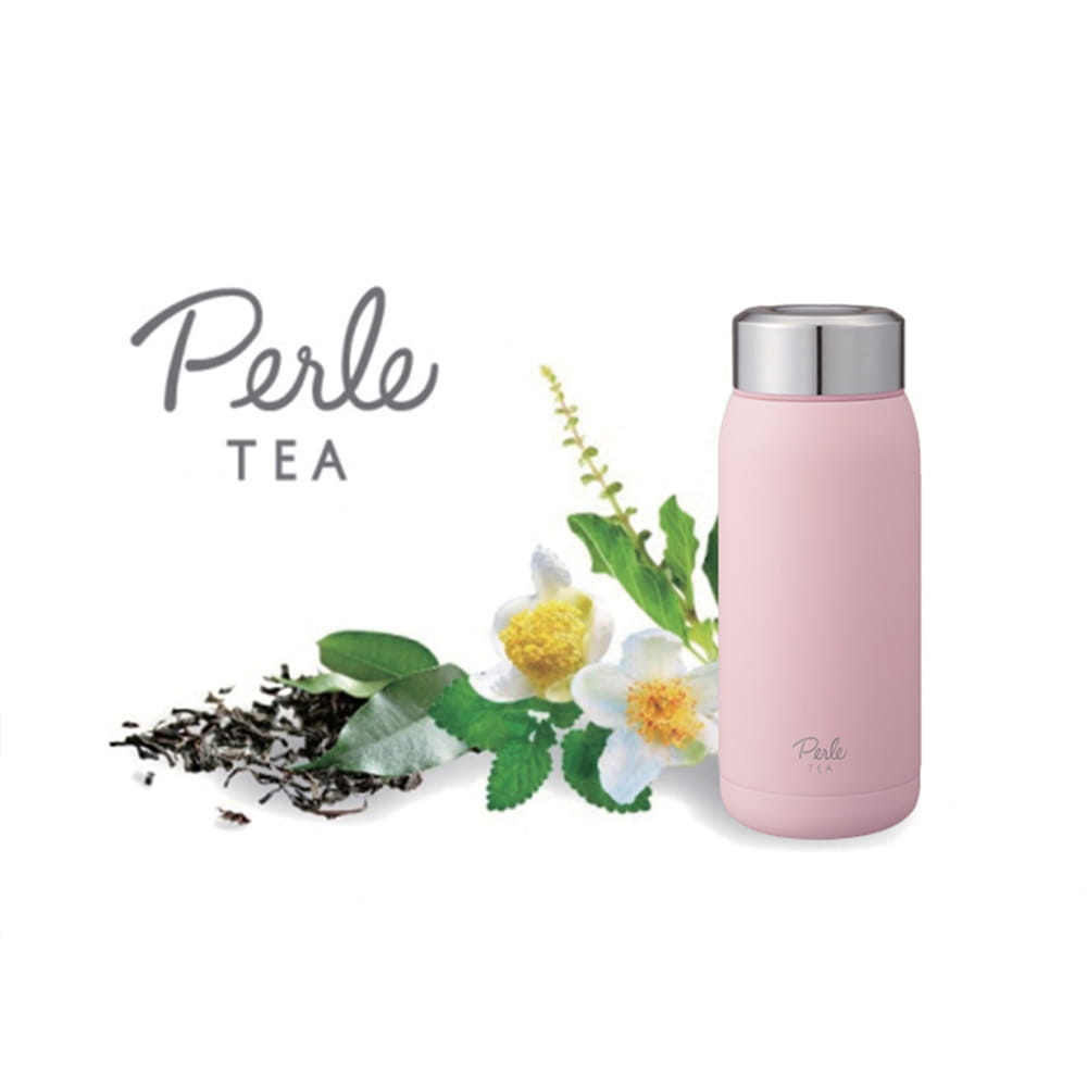 CB-Perle粉色佳人雙層保冷保溫杯355ml蜜糖粉2