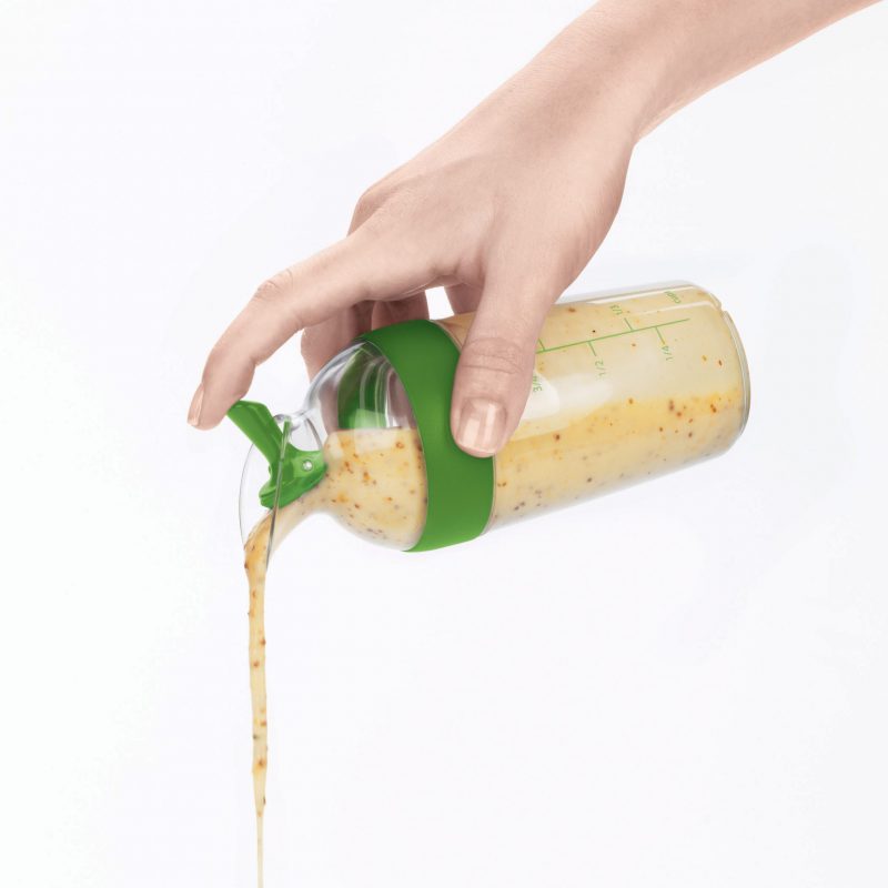 美國 OXO 醬汁搖搖量杯 快樂綠