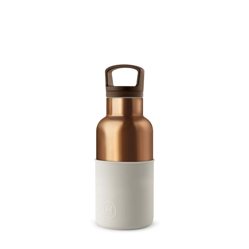 美國 HYDY 時尚不銹鋼保溫水瓶 360ml 古銅金瓶 (尤加利)