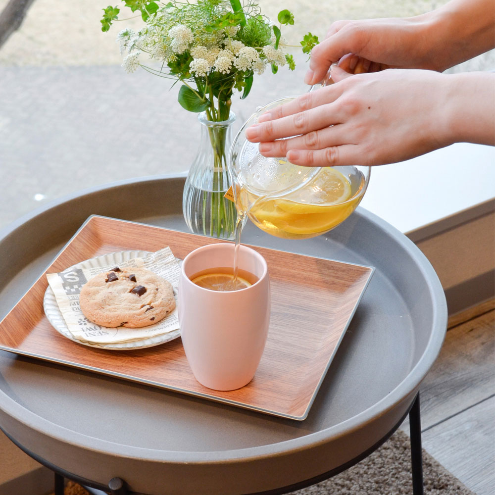 CB-粉色佳人雙層不鏽鋼陶瓷茶杯350ml-1