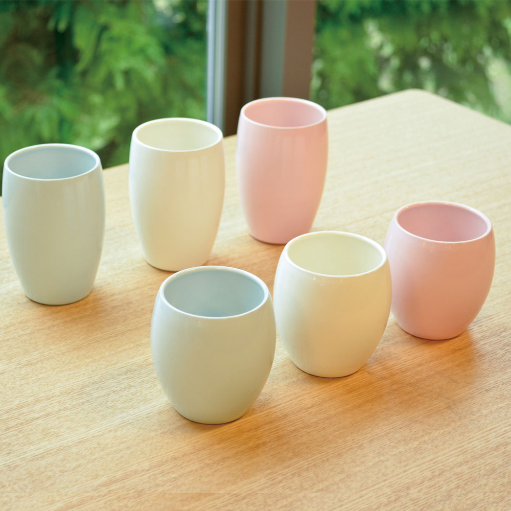 CB-粉色佳人雙層不鏽鋼陶瓷茶杯380ml-3