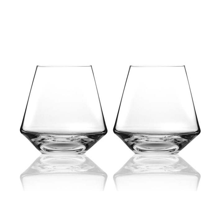 歐洲 ROGASKA 水晶玻璃 STOP 沉思者 威士忌杯 2支裝