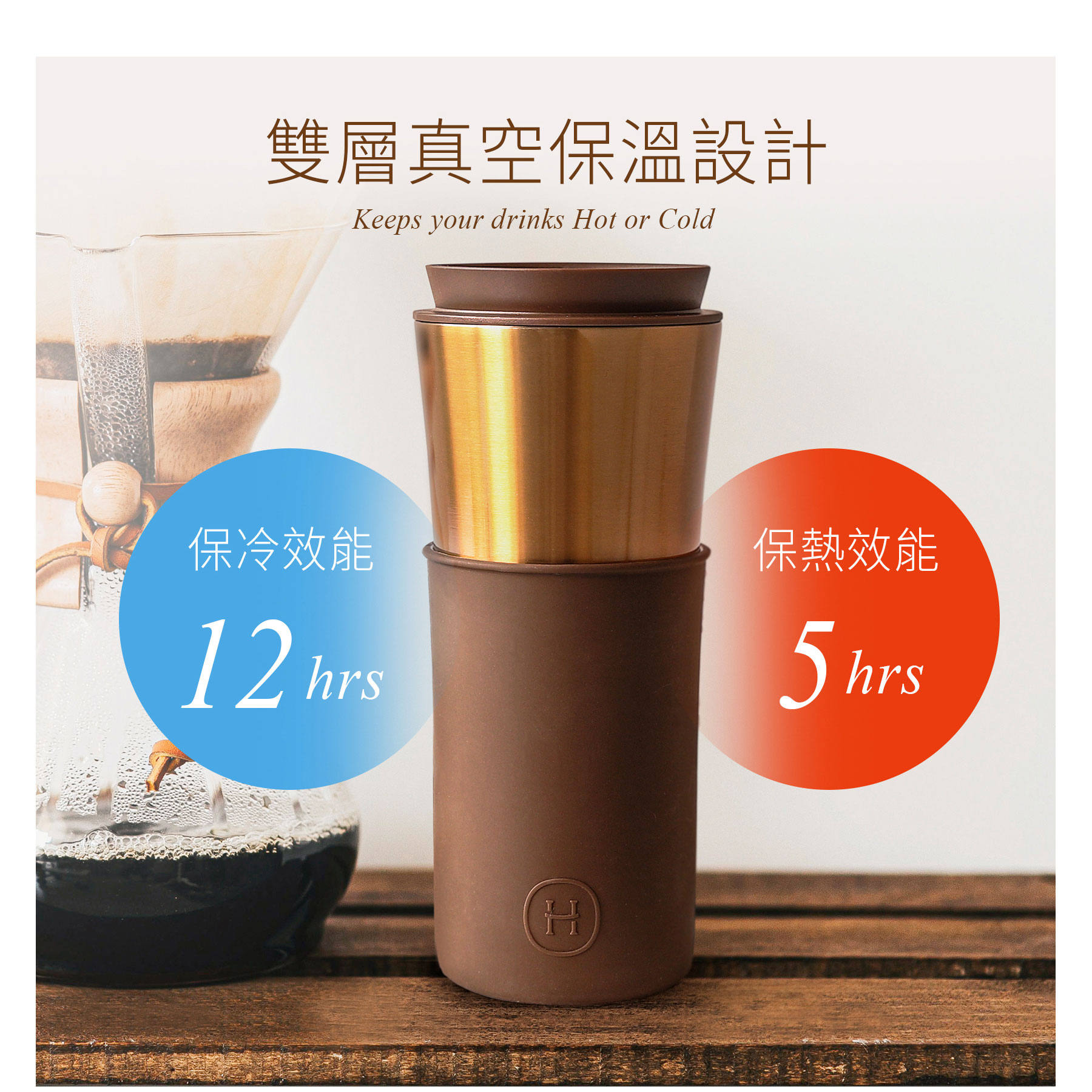 美國 HYDY 兩用隨行保溫杯 450ml