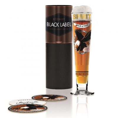 德國 RITZENHOFF BLACK LABEL 黑標經典啤酒杯-翱翔飛鷹