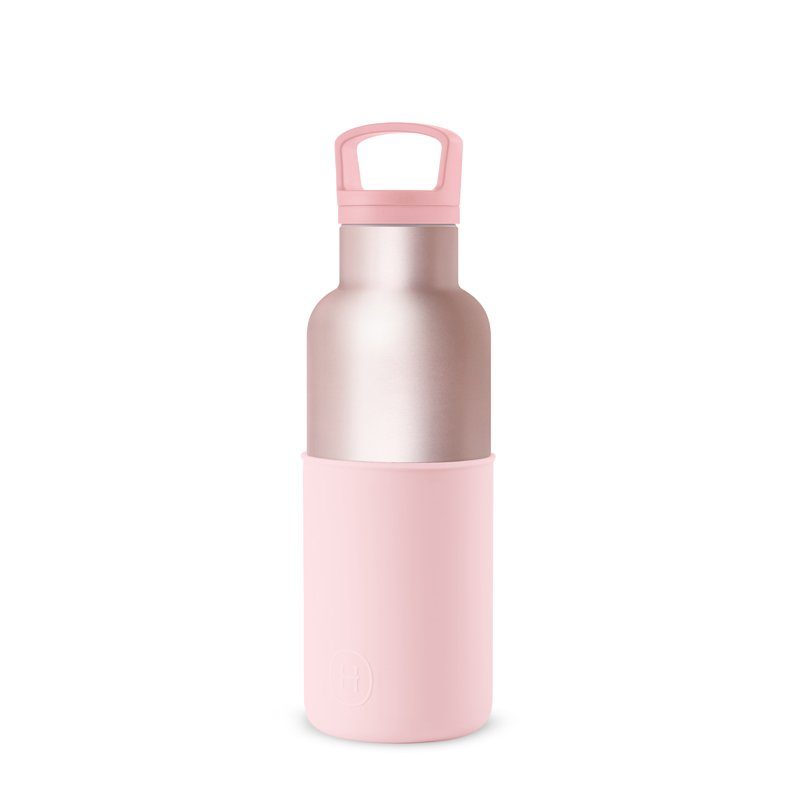 美國 HYDY 時尚不銹鋼保溫水瓶 480ml 珠光瓶 (櫻花粉)