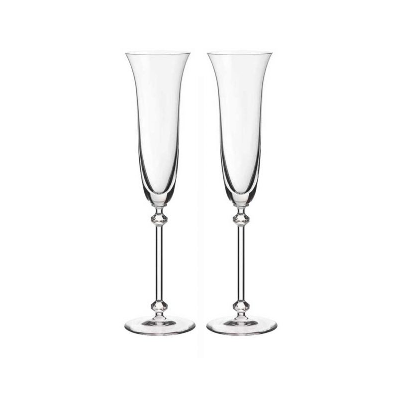 歐洲 ROGASKA 水晶玻璃 SPRING 春神 香檳杯 2支裝