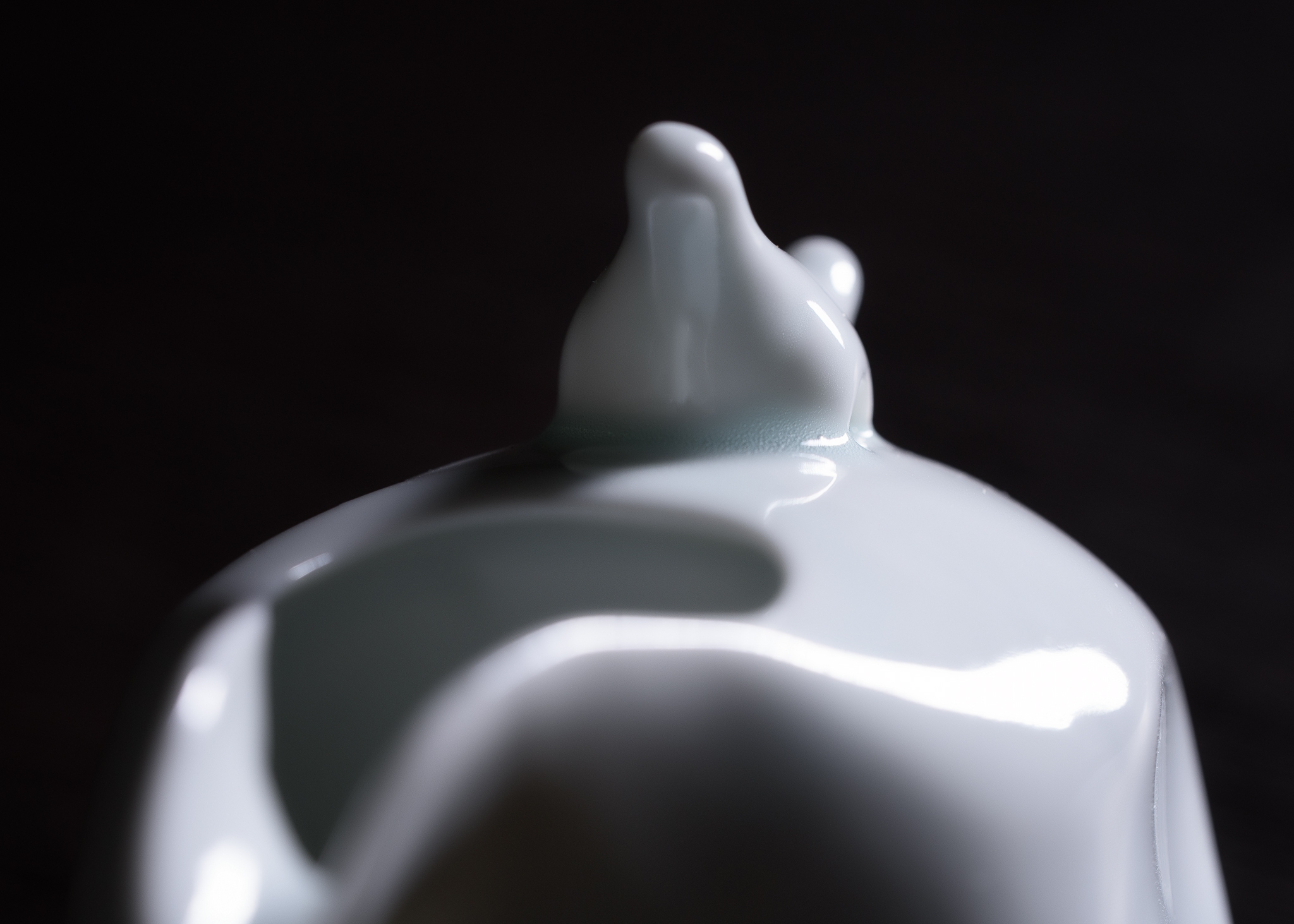 日本 三川內燒 鶯鳴 片口 清酒壺