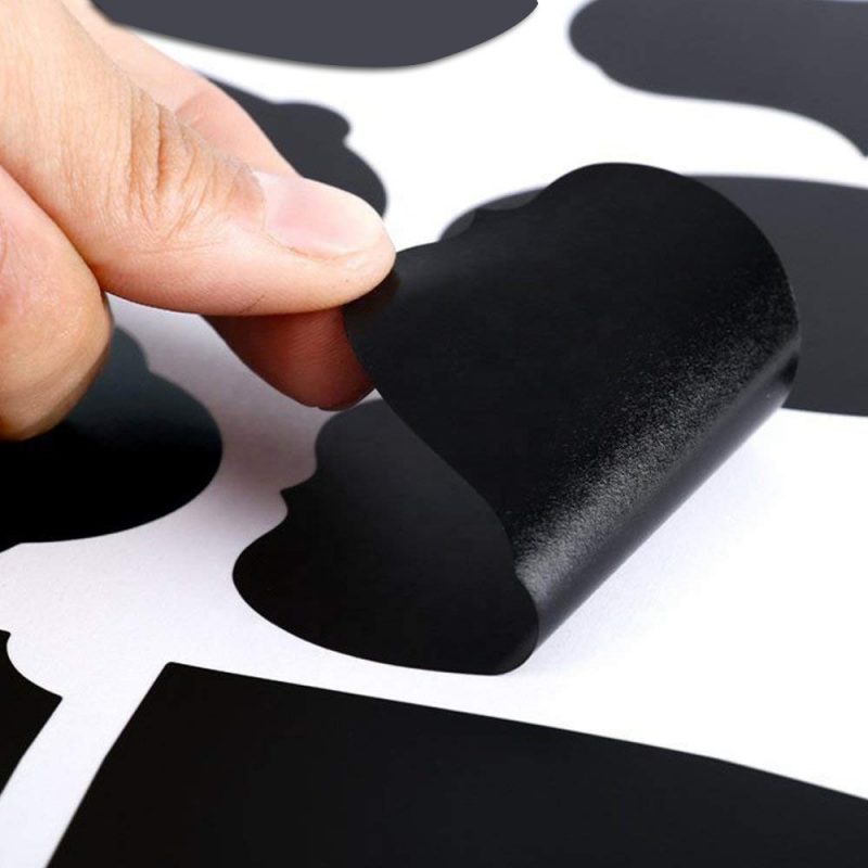 環保防水黑板標籤貼紙 (三款可選) 黑板筆