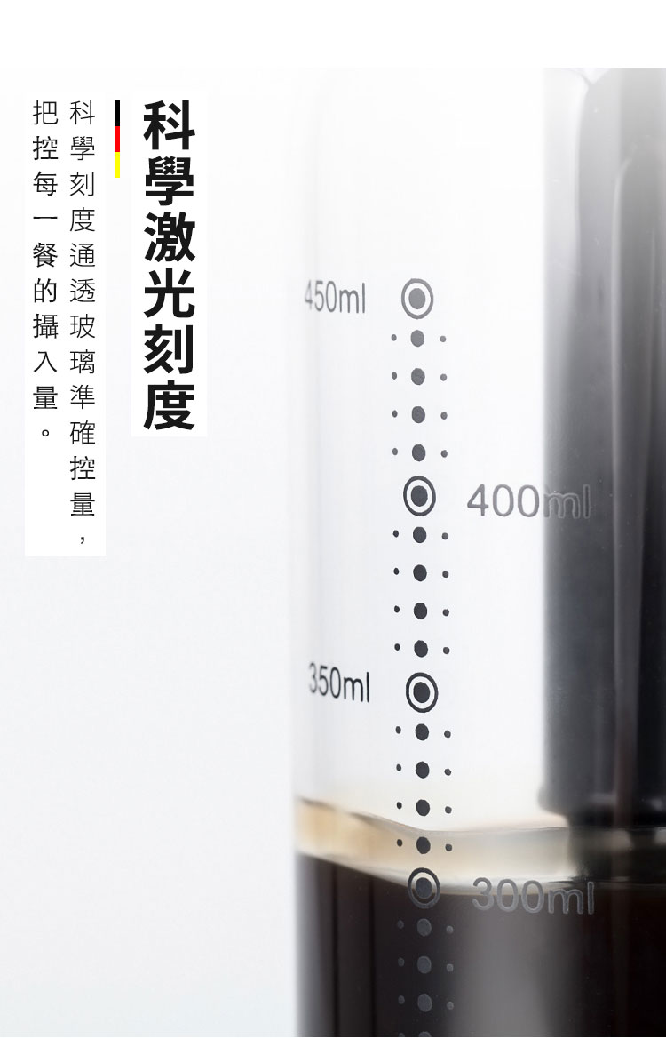 德國 Plazotta 高硼矽按壓油瓶 300ml / 500ml