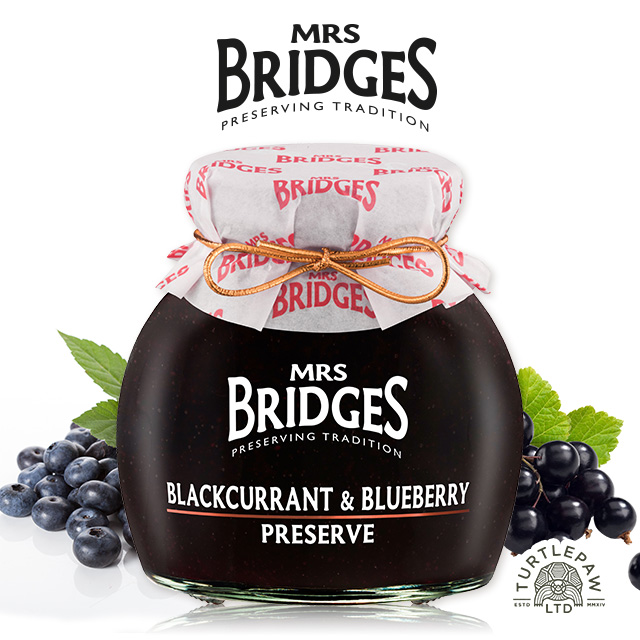 MRS. BRIDGES 英橋夫人 黑加侖藍莓果醬 340g