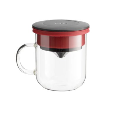 丹麥設計 PO:Selected 免濾紙研磨過濾咖啡杯 350ml (紅色)