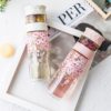 丹麥設計 PO:Selected 易泡雙層玻璃杯 泡茶杯 280ml (粉紅櫻花樹)