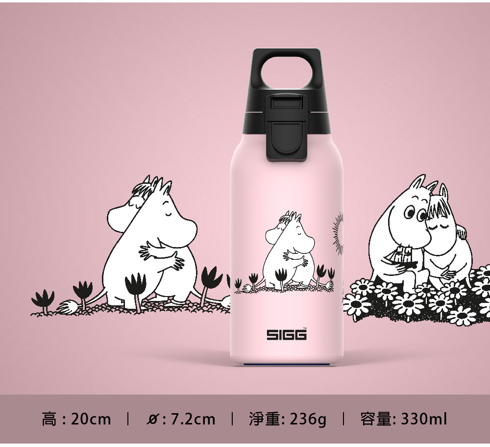 瑞士百年 SIGG x Moomin 輕量保溫瓶 330ml (嚕嚕米＆歌妮) 規格
