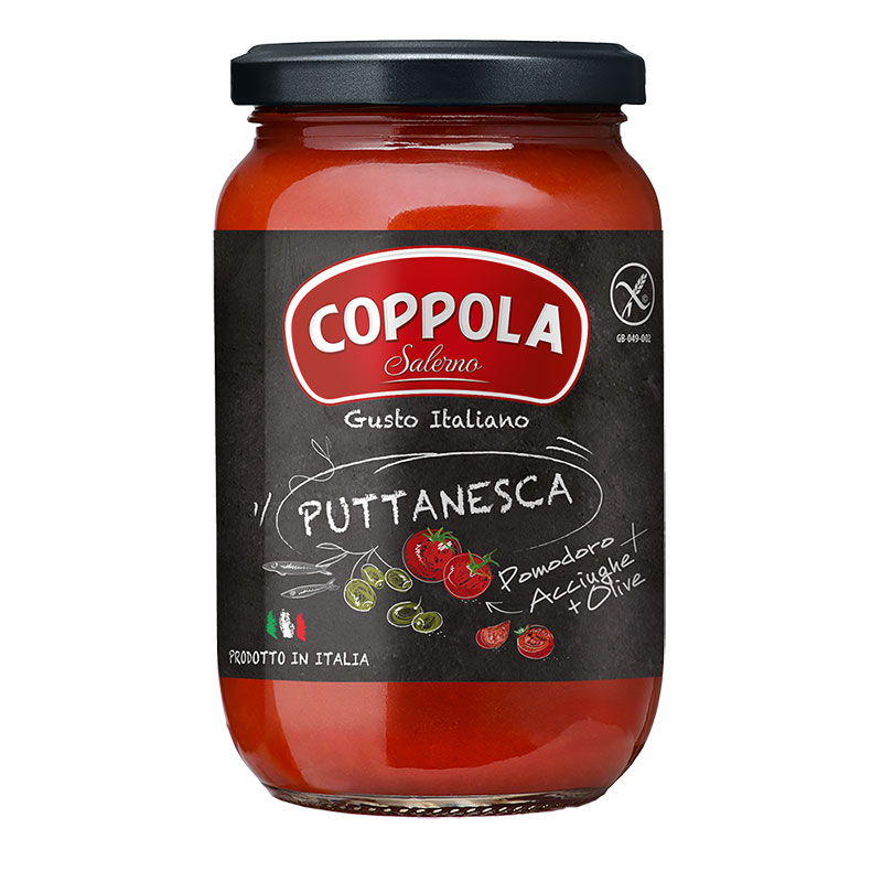 義大利 Coppola 無加糖鯷魚橄欖番茄麺醬 350g