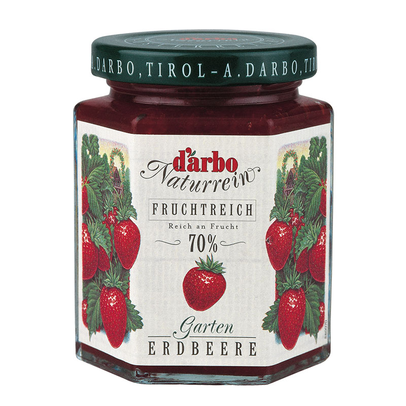 奧地利 D’arbo 德寶 70%果肉草莓果醬 200g