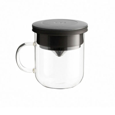 丹麥設計 PO:Selected 免濾紙研磨過濾咖啡杯 350ml (黑色)
