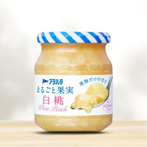 日本 Aohata 白桃果醬 (無蔗糖) 250g
