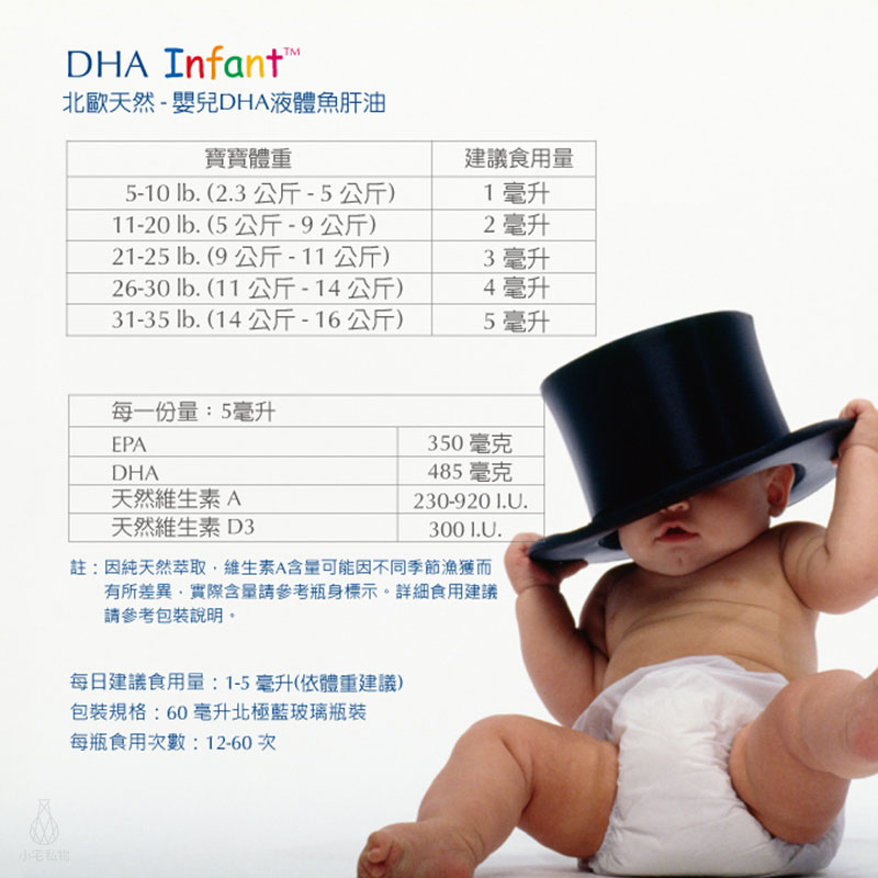 【雷射防偽】Nordic Naturals 北歐天然 嬰兒液體魚肝油 (含DHA) (DHA Infant) 60ml