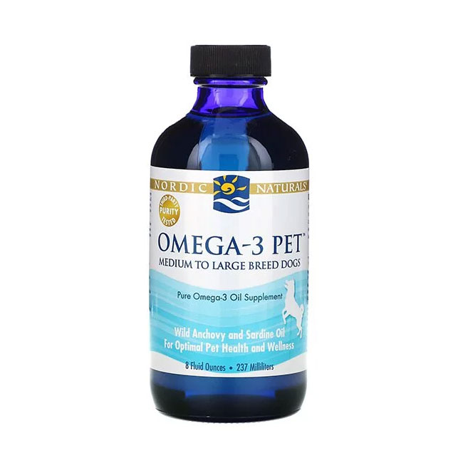 【雷射防偽】Nordic Naturals 北歐天然 寵物魚油 (Omega-3 Pet-Medium to large breed dogs) 237ml